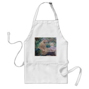 Tablier Berthe Morisot - Eugene Manet avec sa fille