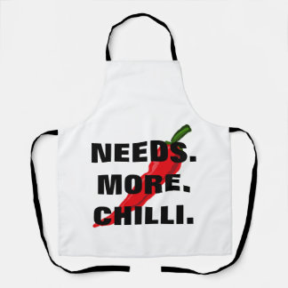 Tablier Besoin de plus de chili