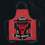 Tablier Best Cajun Cooks Apron<br><div class="desc">Cuisine cajun (français : cuisine cadienne [kɥ i. zin ka. dʒ n], espagnol : cocina acadiense) est un style de cuisine développé par les Cajun-Acadiens qui ont été déportés de l'Acadie à la Louisiane au XVIIIe siècle et qui ont intégré les techniques de cuisine ouest-africaines, françaises et espagnoles dans leur...</div>