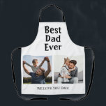 Tablier Best Dad Ever 2 photo Collage Fête des pères cadea<br><div class="desc">Fête des pères Cadeau papa photo Collage</div>