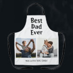 Tablier Best Dad Ever 2 photo Collage Fête des pères cadea<br><div class="desc">Fête des pères Cadeau papa photo Collage</div>