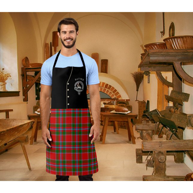 Tablier Beurre Clan Badge & Tartan Kilt (Créateur téléchargé)