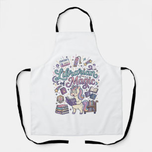 Tablier Bibliothécaire Licorne de Vêtements Imprimés Magiq