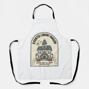 Tablier Bibliothèque hantée Salem Fantôme Vintage Hallowee