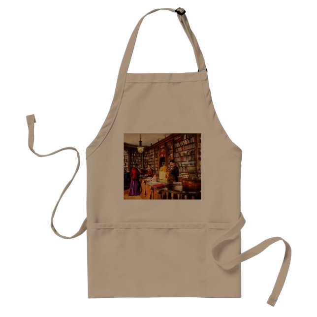 Tablier Bibliothèque - Une idée originale 1895 (Devant)