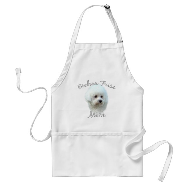 Tablier Bichon Frise Maman 2 (Devant)