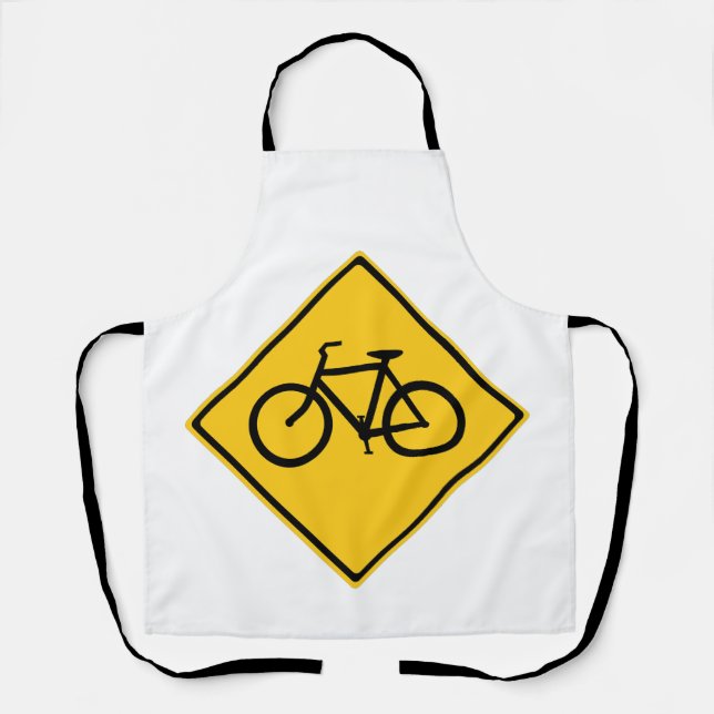 Tablier Bicyclette pour panneau routier (Recto)