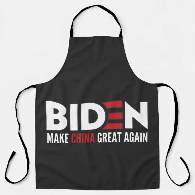 Tablier biden Make China Great Again (Recto)