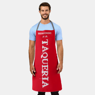 TABLIER BIENVENIDO ALA TAQUERIA