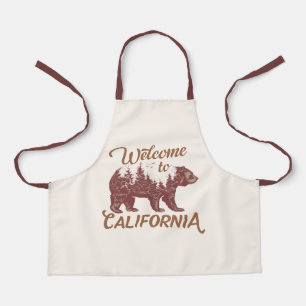 Tablier Bienvenue à California Bear Forest