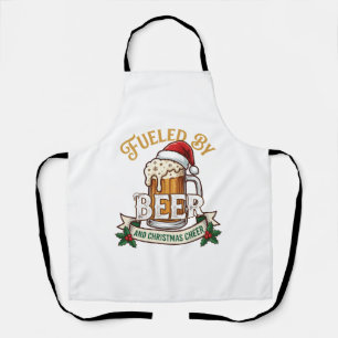 Tablier Bière Alimentée par Noël Joie Mug Chapeau de Père