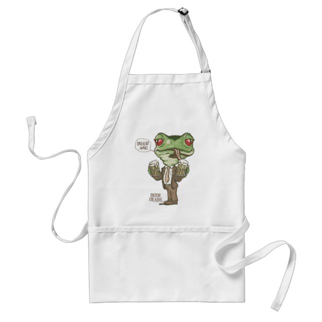 Tablier Bière je grenouille de bière par des studios de (Devant)