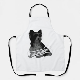 Tablier Biewer portrait Terrier, drôle de dire Classic T-S