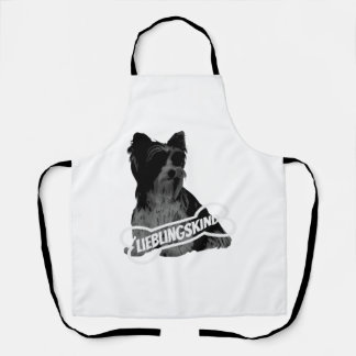 Tablier Biewer portrait Terrier, drôle de dire Classic T-S