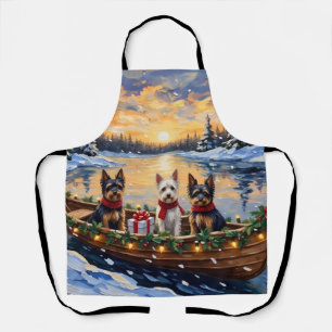 Tablier Biewer Terrier Noël Bateau Fêtes