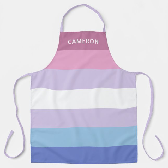 Tablier Bigender Drapeau Monogrammé (Recto)
