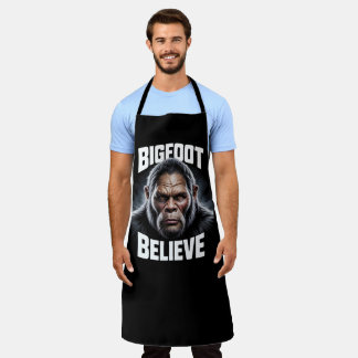 Tablier Bigfoot Croire Cryptid Fan BBQ Pit Apron