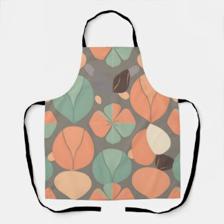 Tablier bio vibre - Motif coloré sans fil