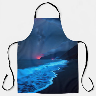 Tablier Bioluminescent Night Coast Apron