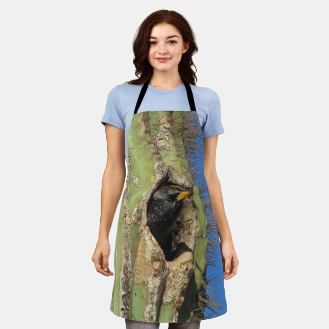 Tablier Bird Saguaro Cactus Starling Photo Sud-ouest (Porté)