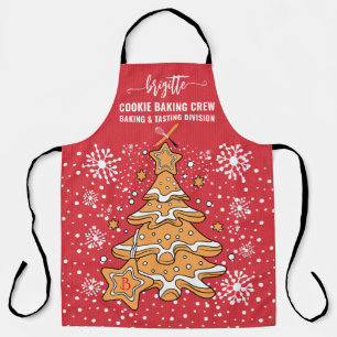 Tablier Biscuits biscuits de Noël Cuisinier Écran Snowflak
