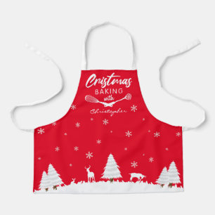 Tablier Biscuits de Noël personnalisés 