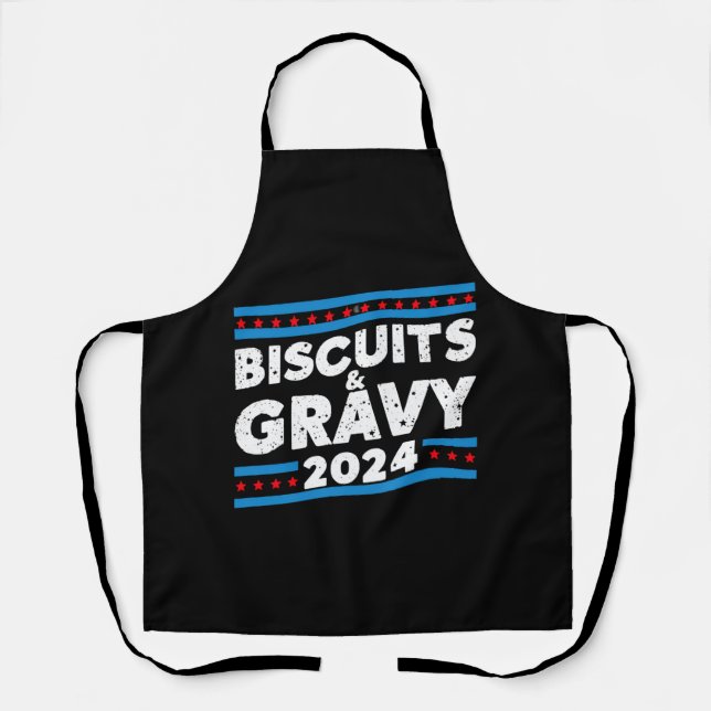Tablier Biscuits et Gravy 2024 élection présidentielle (Recto)