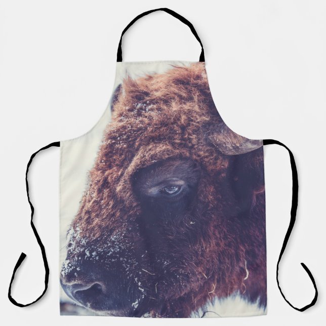 TABLIER BISON EN HIVER (Recto)