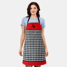 Bison noir et blanc Plaid Red Trier Corbeau noir