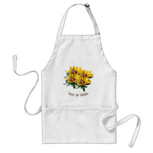 Tablier Black Eyed Susan Daisy Flowers Personnalisé