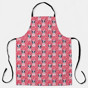 Tablier Black Frenchie Chien Christmas Cook's Apron