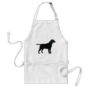Tablier Black Lab Dog Apron