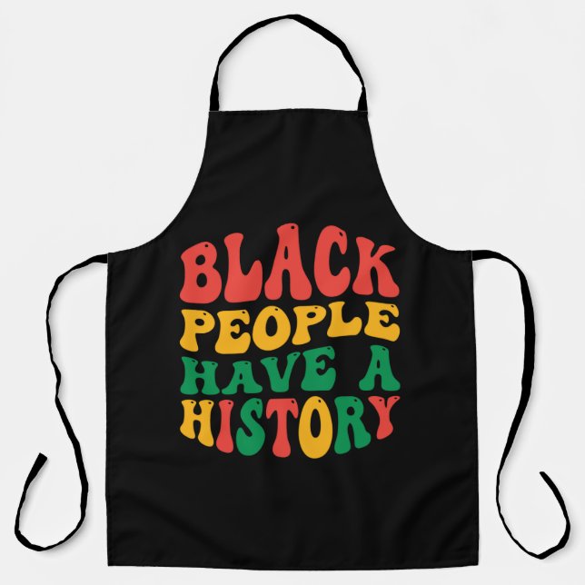 Tablier black_people_have_a_history_01 (Recto)