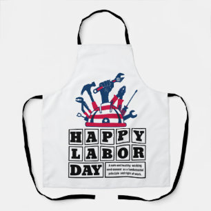 Tablier Blanc après un joyeux jour férié de la Fête du Tra