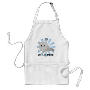 Tablier blanc Kitten