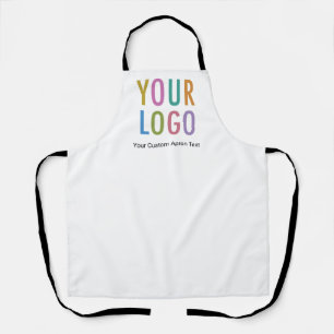 Tablier blanc personnalisé avec logo sans minimum