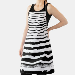 Tablier Blancs noirs simples