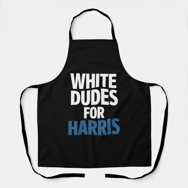 Tablier Blancs pour Harris Kamala Harris Élection 2024 (Recto)