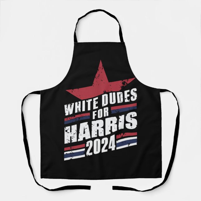 Tablier Blancs pour Kamala Harris 2024 (Recto)