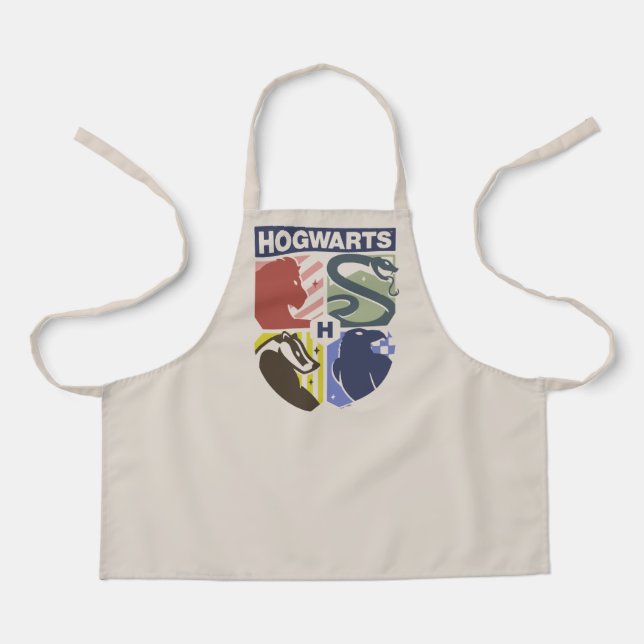 Tablier Blason timbré vintage HOGWARTS™ (Recto)