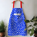 Tablier Bleu clair tablette<br><div class="desc">Lumineux et joyeux, cet tablier coloré et animé présente des touches dessinées à la main pour un motif ludique toute l'année. Personnalisez-vous avec votre propre nom ou donnez comme un cadeau pratique et réfléchi!</div>