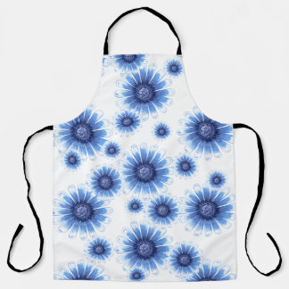 Tablier Bleu Daisy Apron