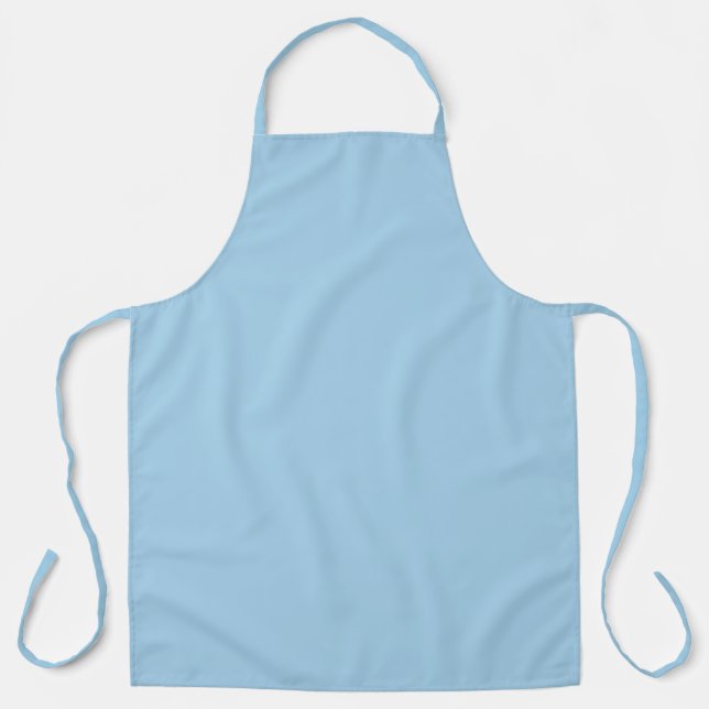 Tablier Bleu de Cornflower solide (Recto)