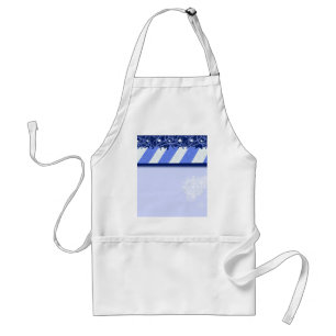 Tablier Bleu d'hiver