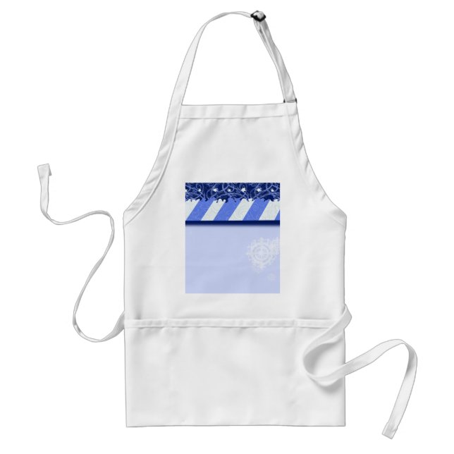 Tablier Bleu d'hiver (Devant)