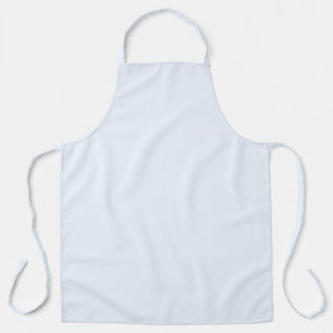 Tablier Bleu doux blanc pastel couleur unie