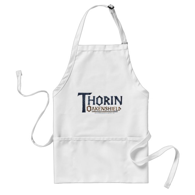 Tablier Bleu du logo THORIN OAKENSHIELD™ (Devant)