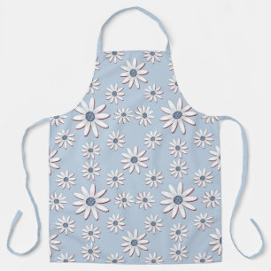 Tablier Bleu et blanc Apron