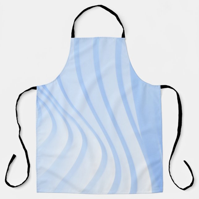 Tablier Bleu et blanc rayé (Recto)