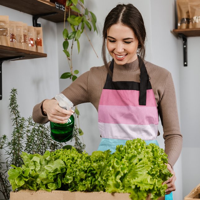 Tablier Bleu et rose Tons (apron)